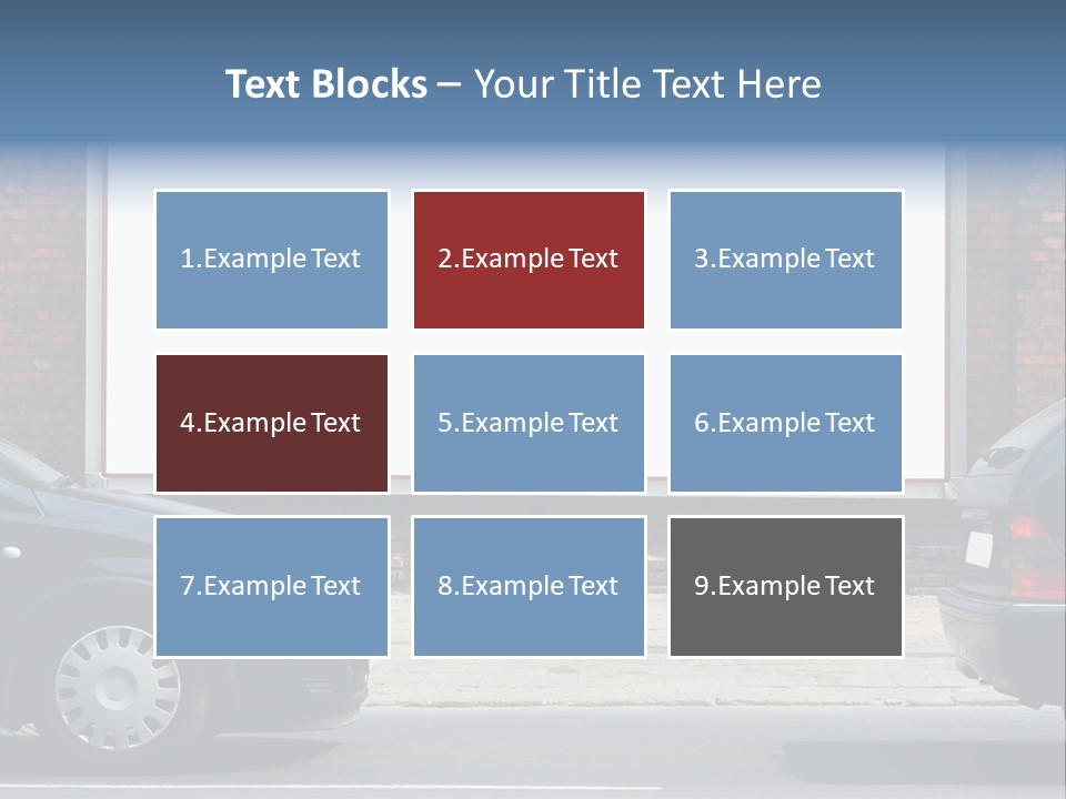 Billboard In The Street PowerPoint Template
