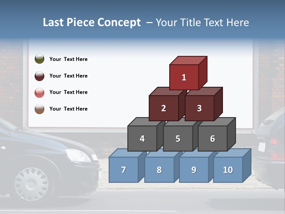 Billboard In The Street PowerPoint Template