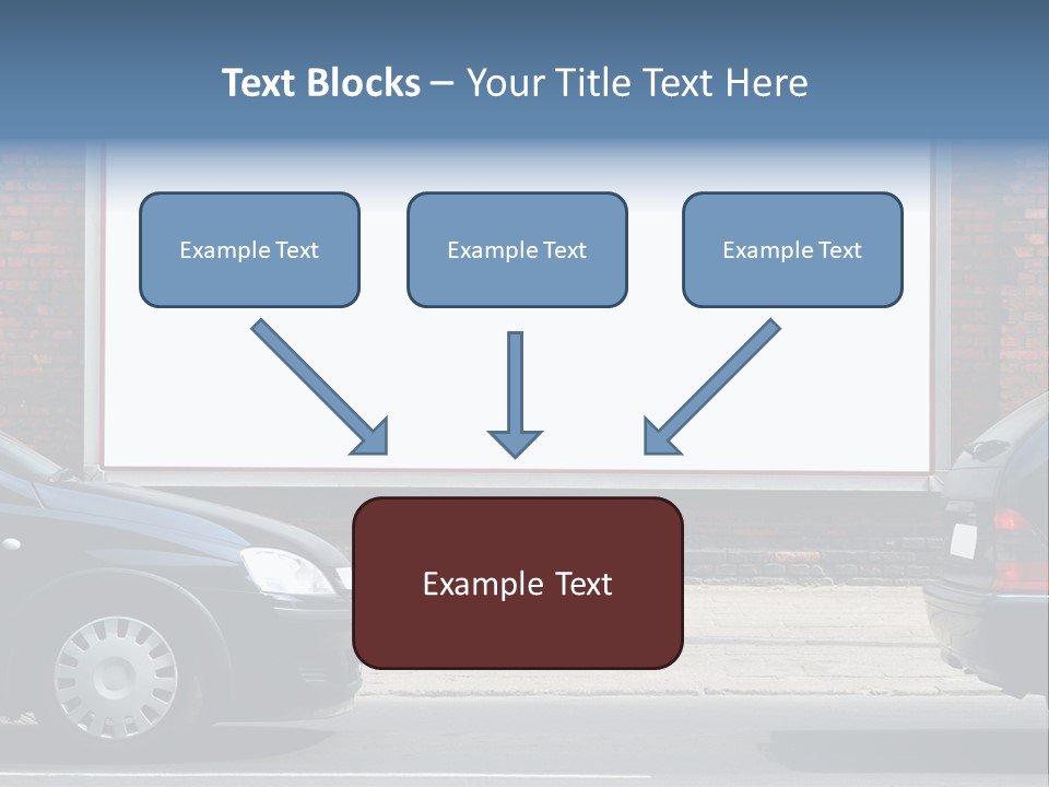 Billboard In The Street PowerPoint Template
