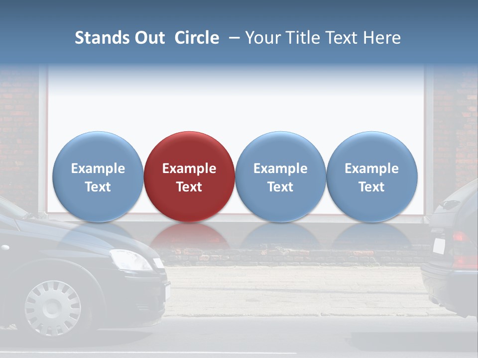 Billboard In The Street PowerPoint Template