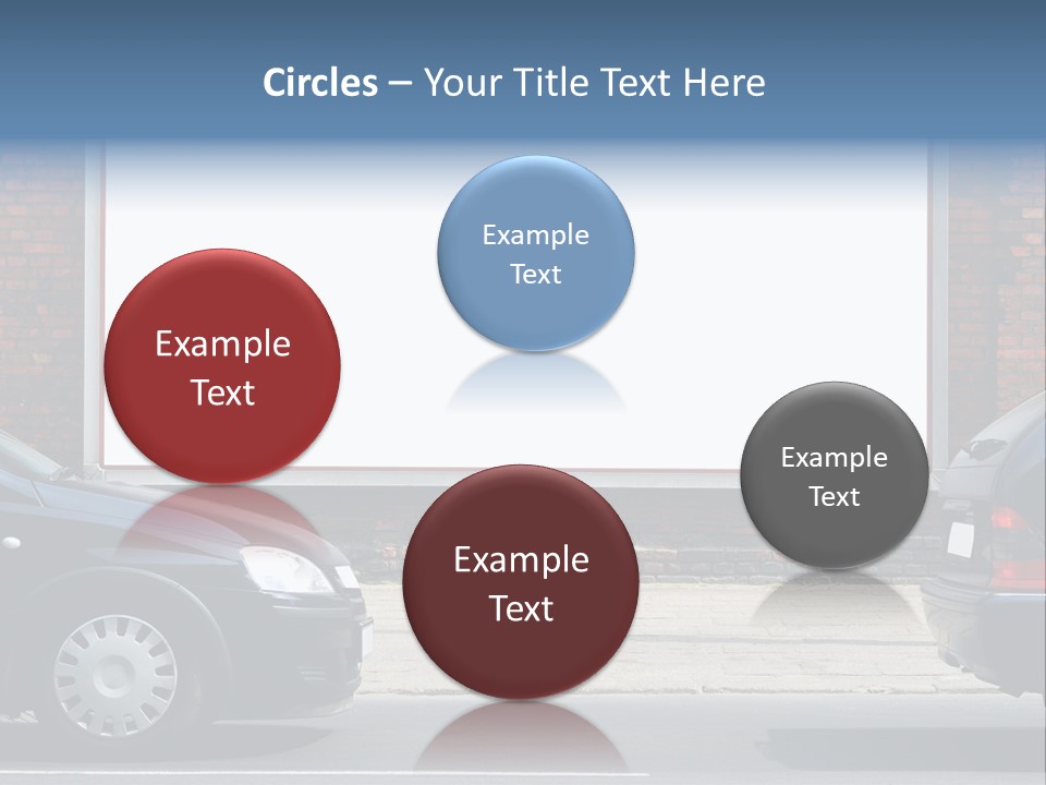 Billboard In The Street PowerPoint Template