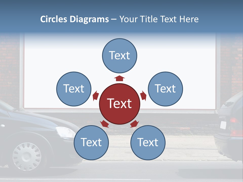 Billboard In The Street PowerPoint Template