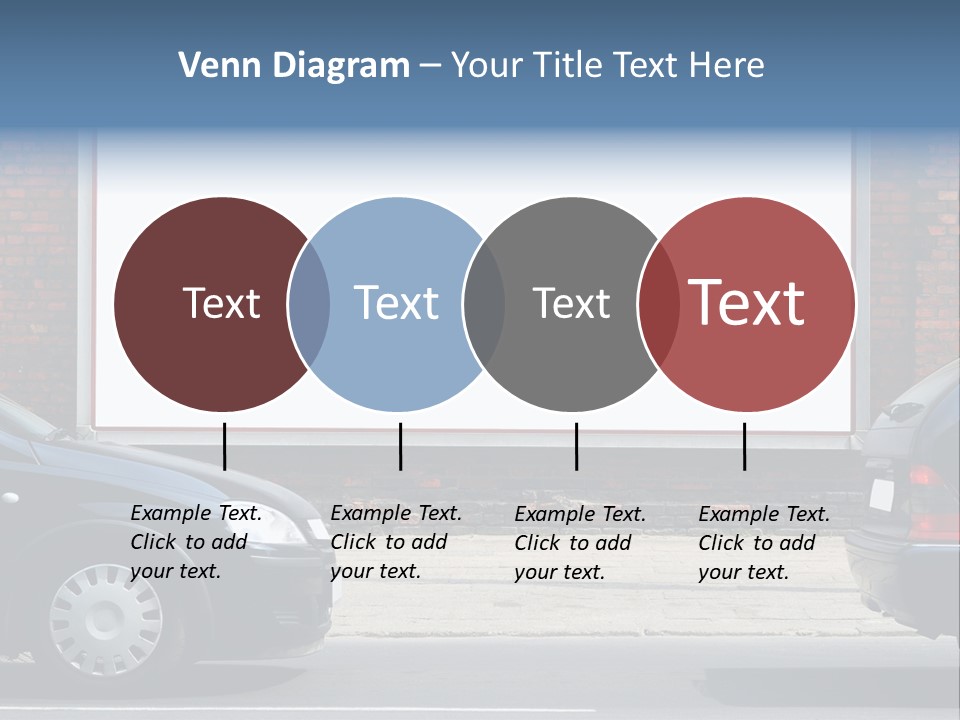 Billboard In The Street PowerPoint Template