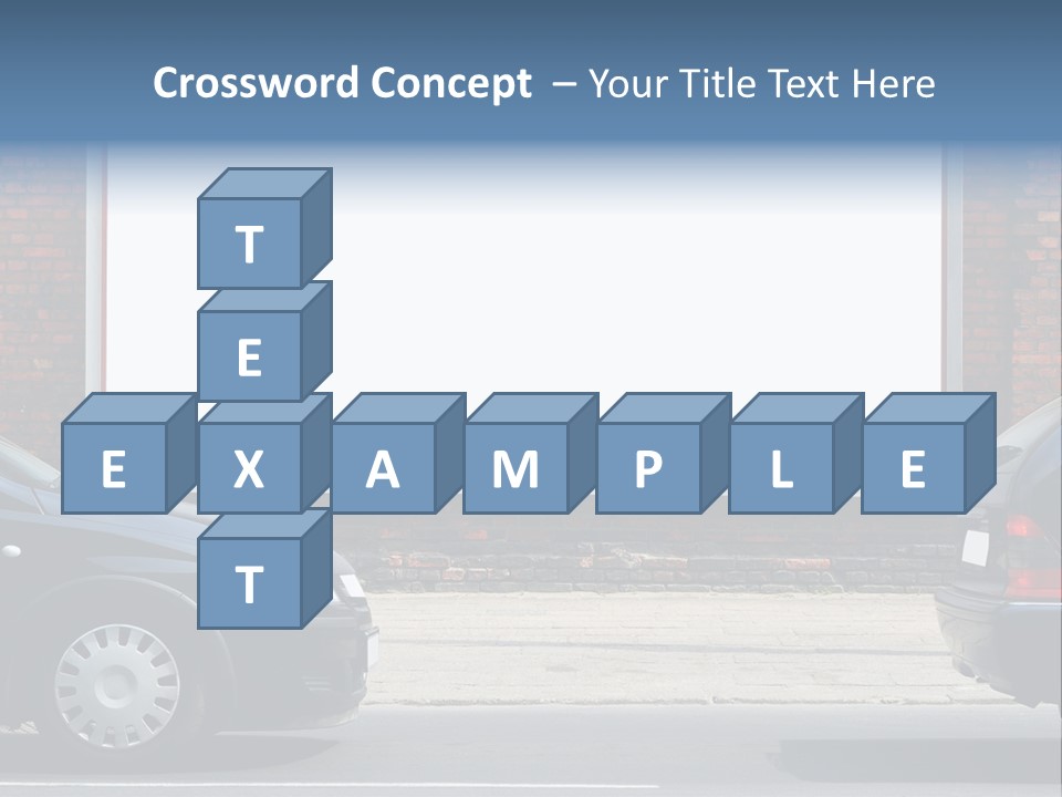 Billboard In The Street PowerPoint Template
