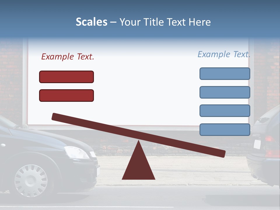 Billboard In The Street PowerPoint Template