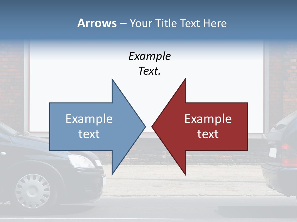 Billboard In The Street PowerPoint Template