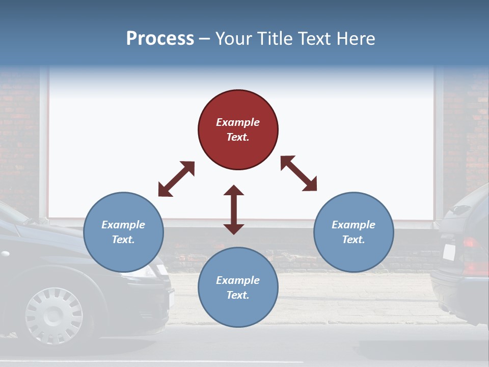 Billboard In The Street PowerPoint Template
