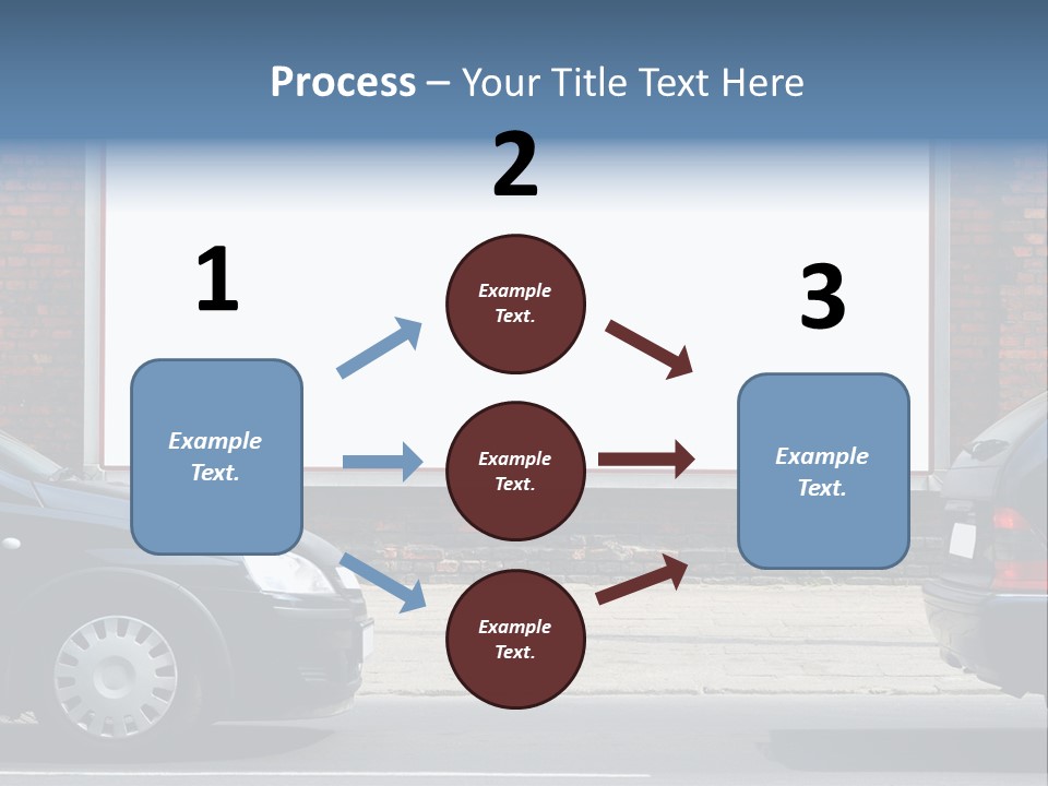 Billboard In The Street PowerPoint Template