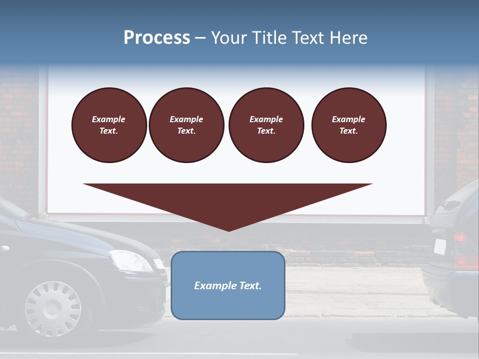 Billboard In The Street PowerPoint Template
