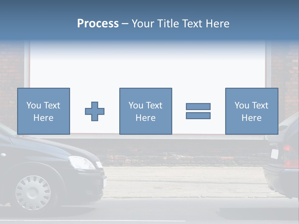 Billboard In The Street PowerPoint Template