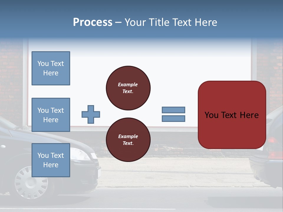 Billboard In The Street PowerPoint Template