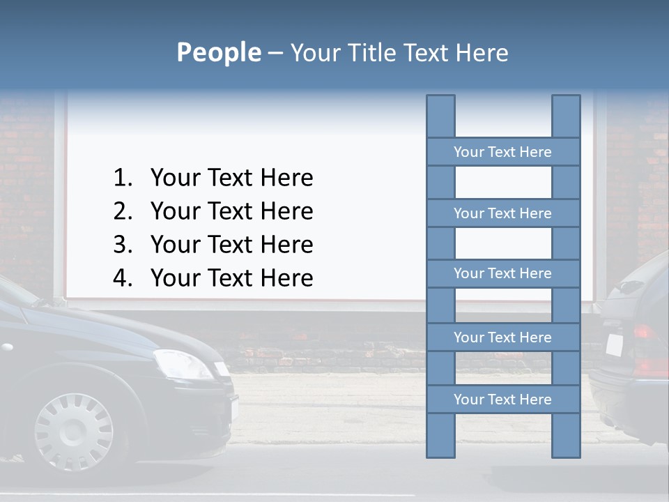 Billboard In The Street PowerPoint Template