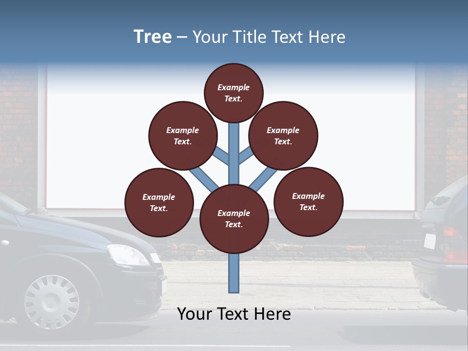 Billboard In The Street PowerPoint Template