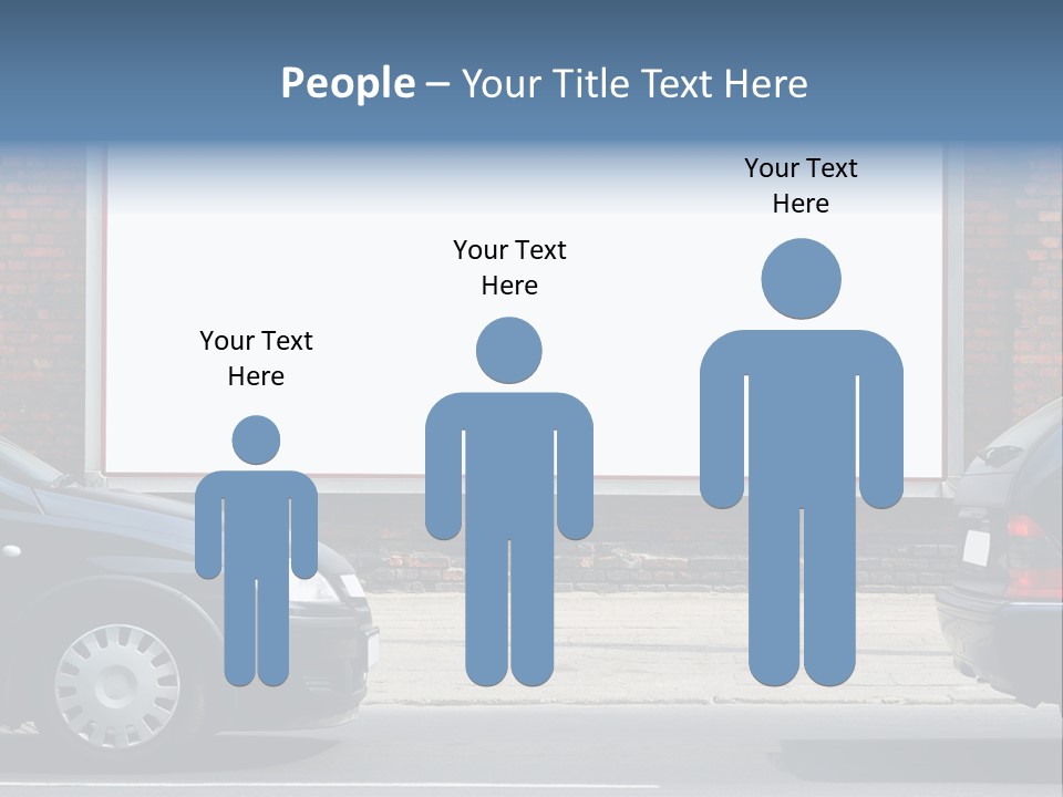 Billboard In The Street PowerPoint Template