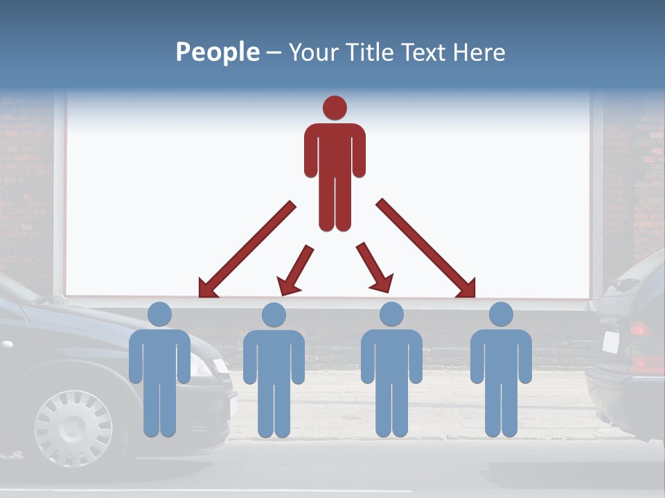 Billboard In The Street PowerPoint Template