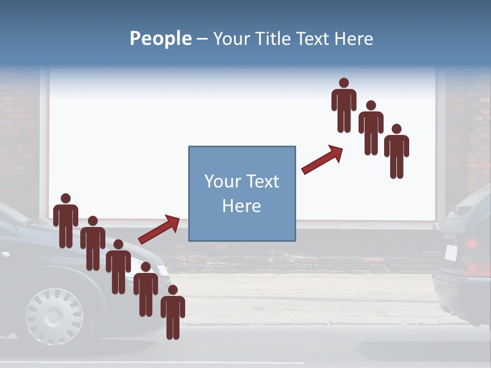 Billboard In The Street PowerPoint Template