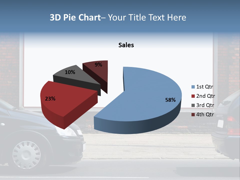Billboard In The Street PowerPoint Template