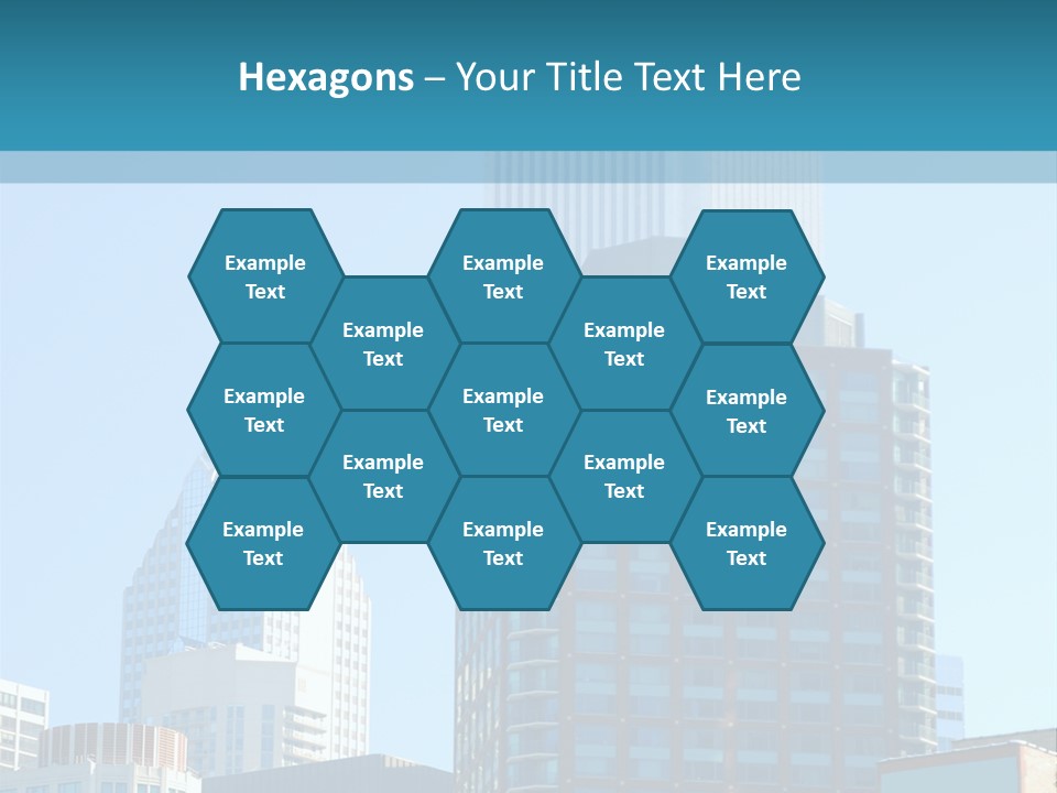 Skyscrapers In Downtown Chicago PowerPoint Template