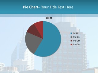 Skyscrapers In Downtown Chicago PowerPoint Template