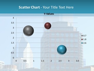 Skyscrapers In Downtown Chicago PowerPoint Template