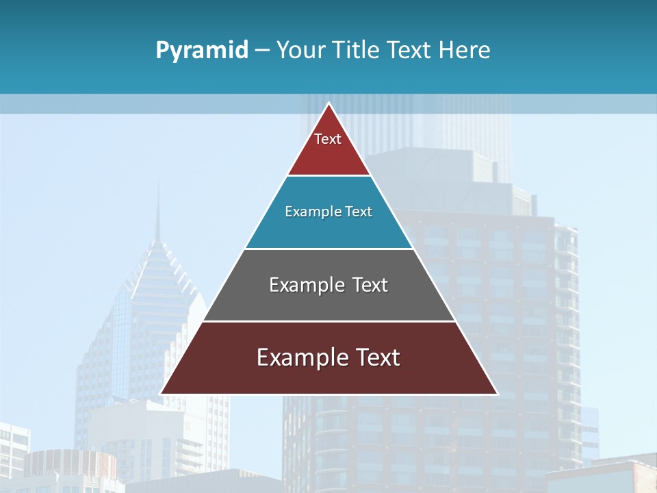 Skyscrapers In Downtown Chicago PowerPoint Template