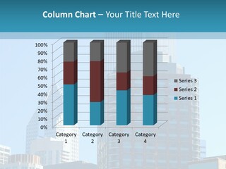 Skyscrapers In Downtown Chicago PowerPoint Template