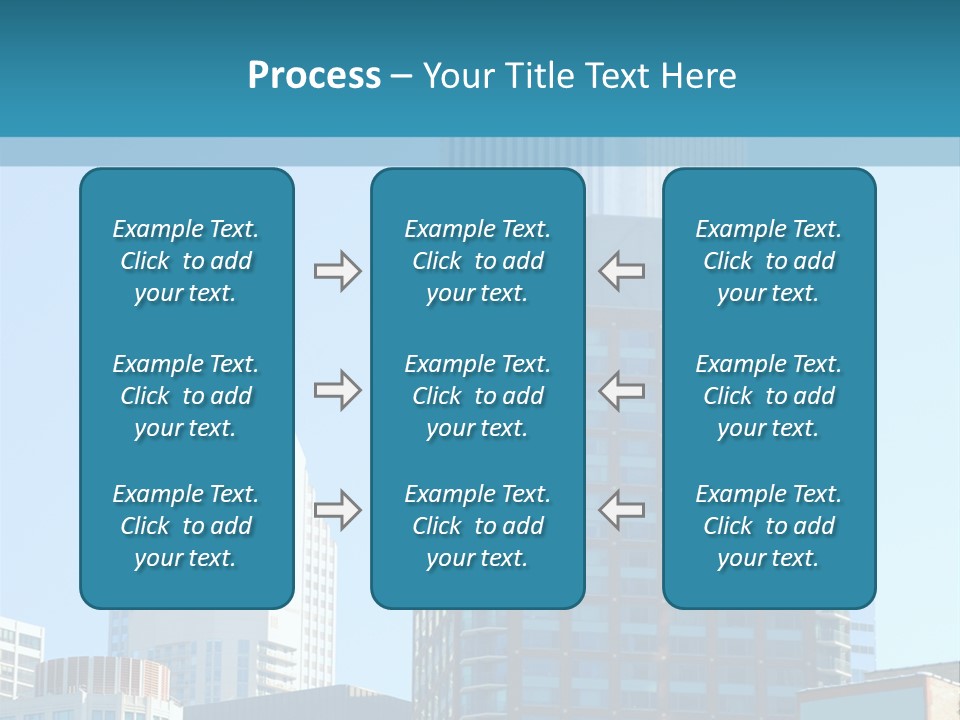 Skyscrapers In Downtown Chicago PowerPoint Template