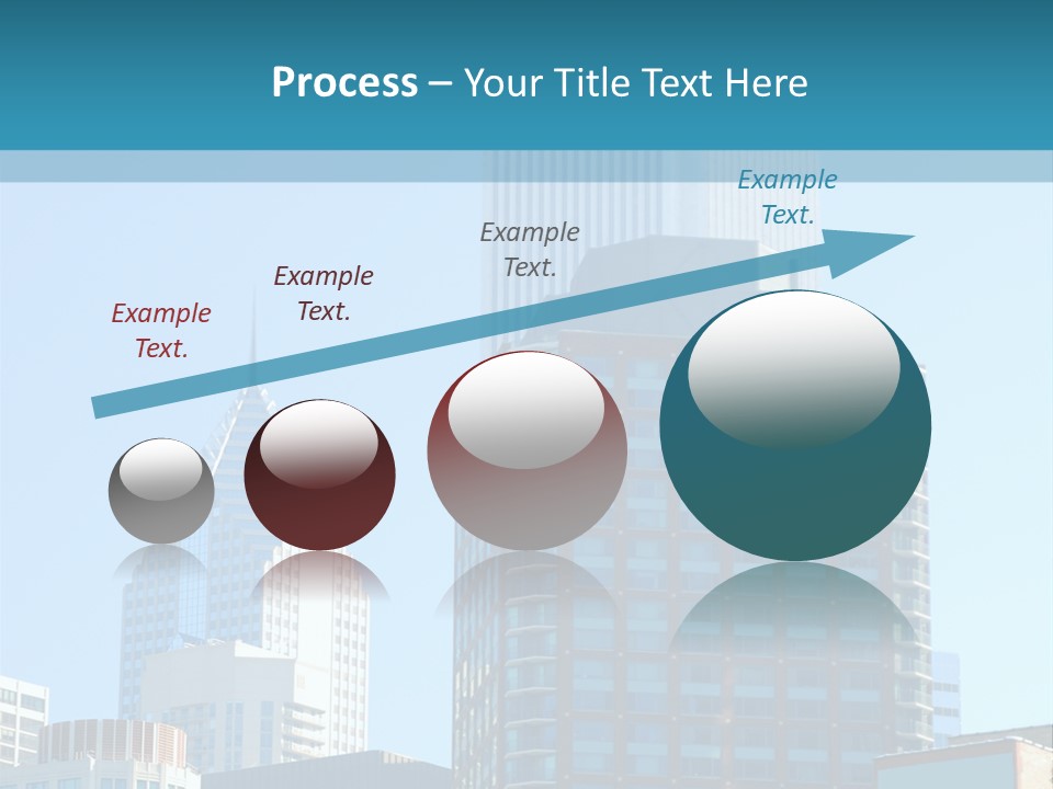 Skyscrapers In Downtown Chicago PowerPoint Template