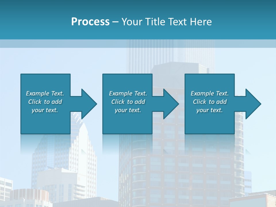 Skyscrapers In Downtown Chicago PowerPoint Template