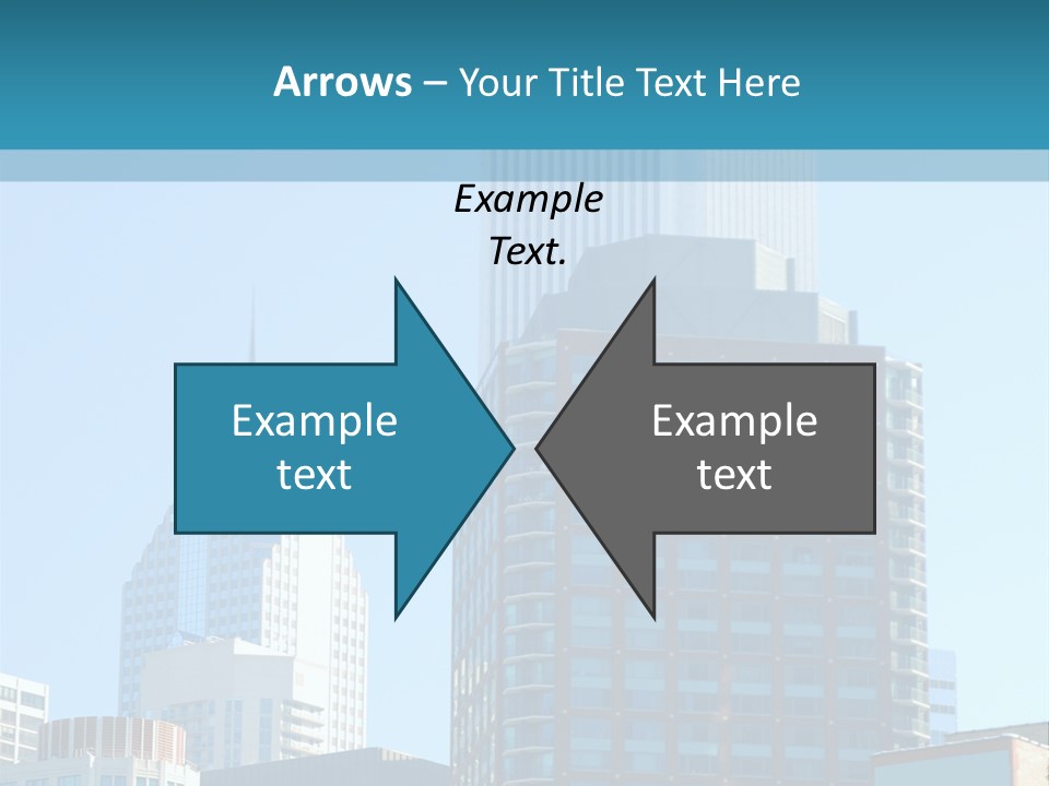Skyscrapers In Downtown Chicago PowerPoint Template