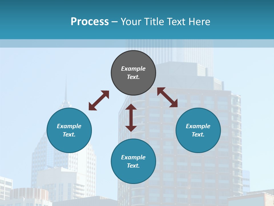 Skyscrapers In Downtown Chicago PowerPoint Template