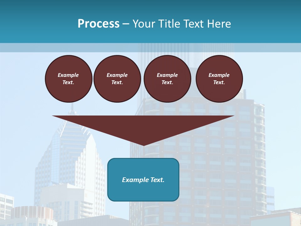 Skyscrapers In Downtown Chicago PowerPoint Template