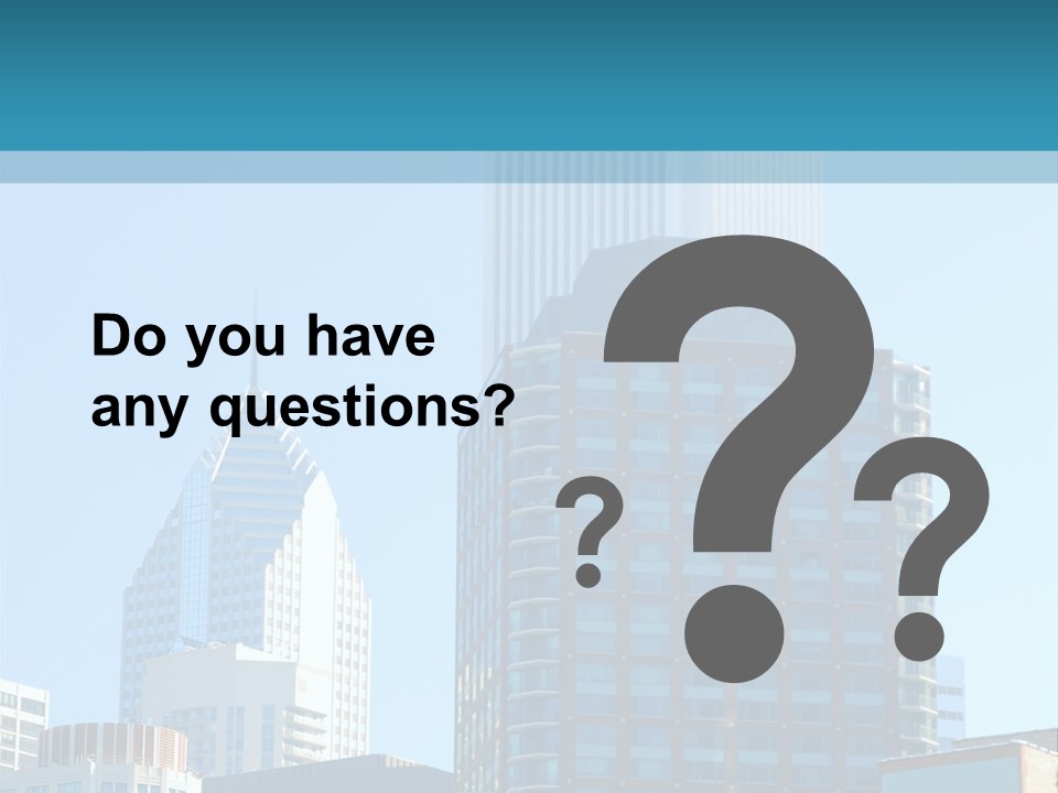 Skyscrapers In Downtown Chicago PowerPoint Template