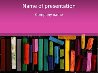 Oil Pastels PowerPoint Template