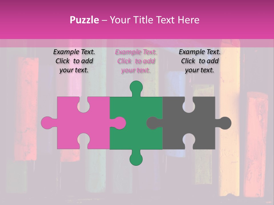 Oil Pastels PowerPoint Template