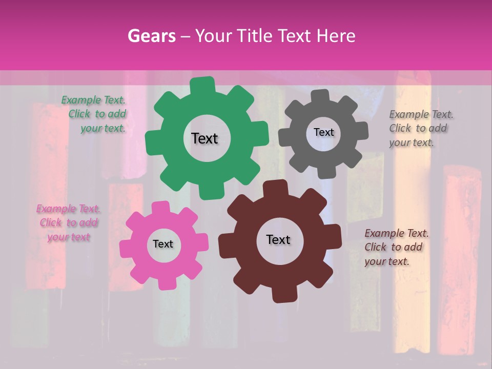 Oil Pastels PowerPoint Template