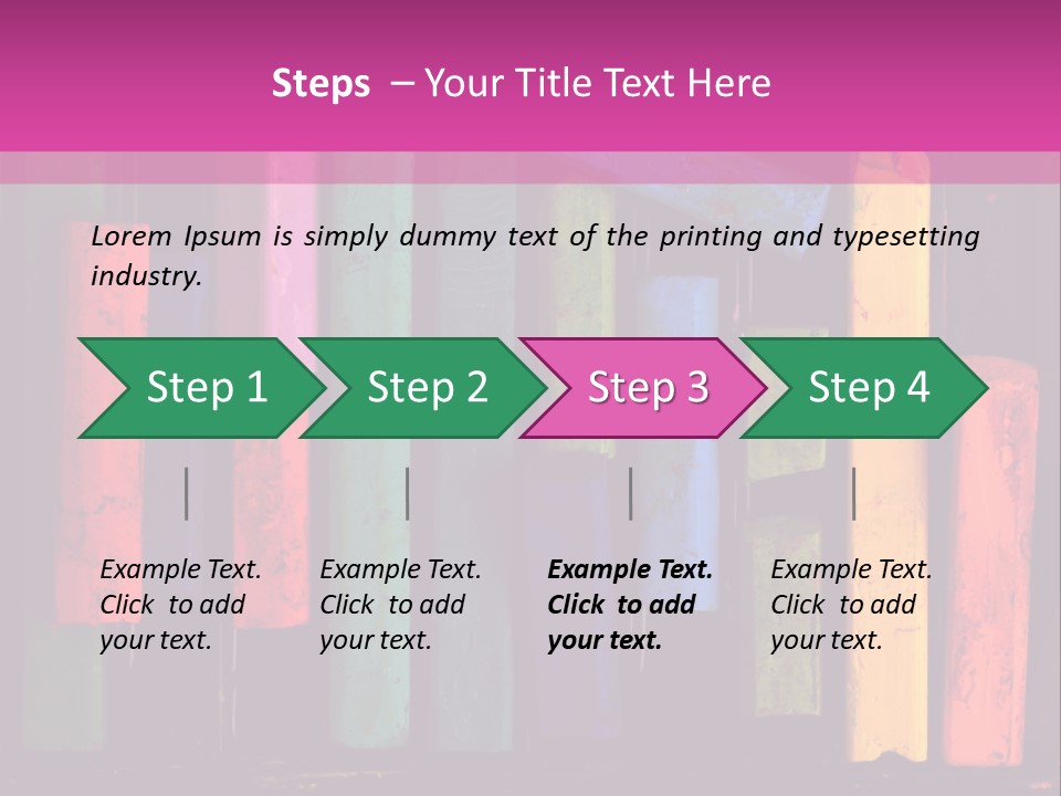 Oil Pastels PowerPoint Template