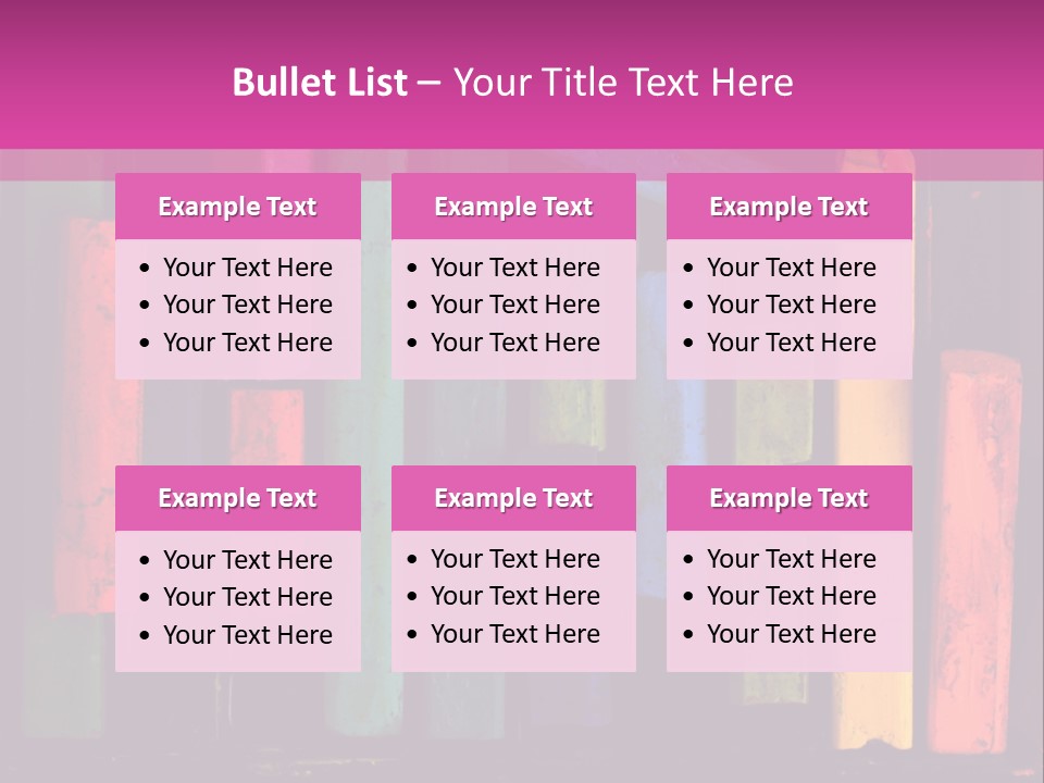 Oil Pastels PowerPoint Template