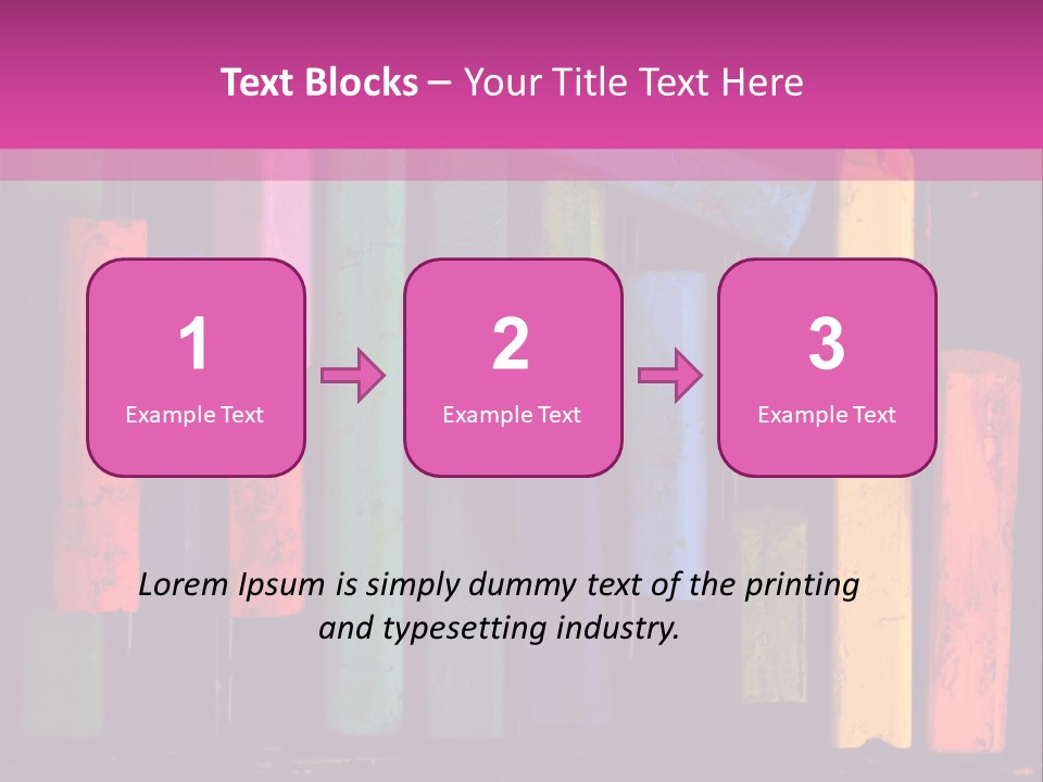 Oil Pastels PowerPoint Template