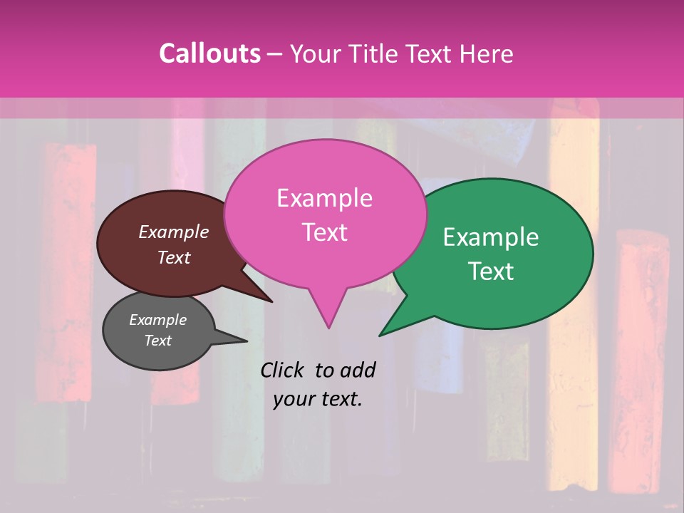 Oil Pastels PowerPoint Template