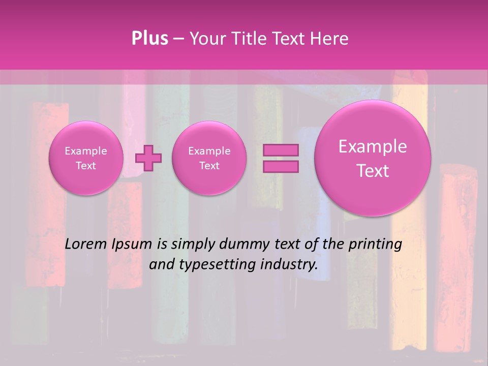 Oil Pastels PowerPoint Template