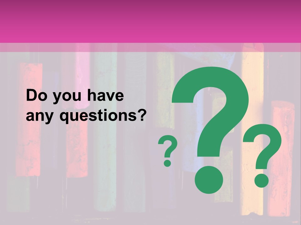 Oil Pastels PowerPoint Template