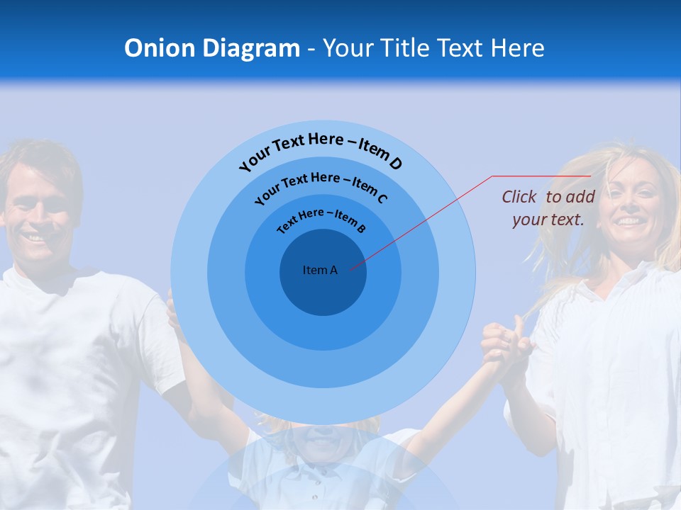 A Family Is Holding Their Hands Up In The Air PowerPoint Template