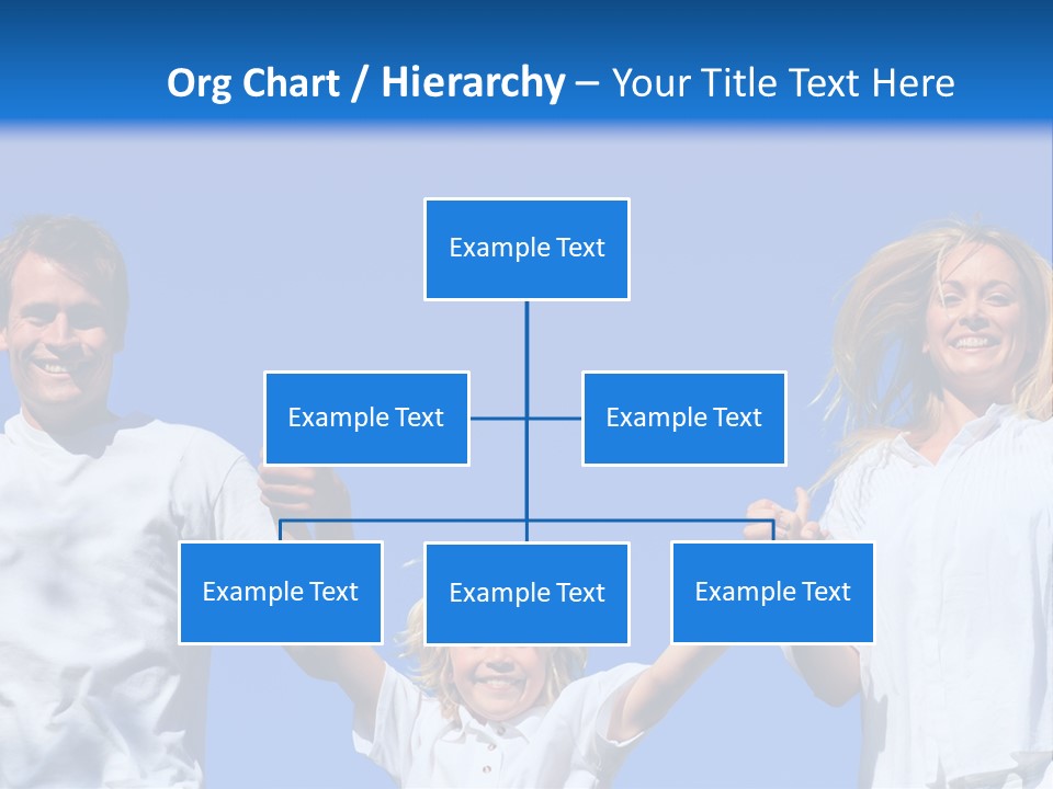 A Family Is Holding Their Hands Up In The Air PowerPoint Template
