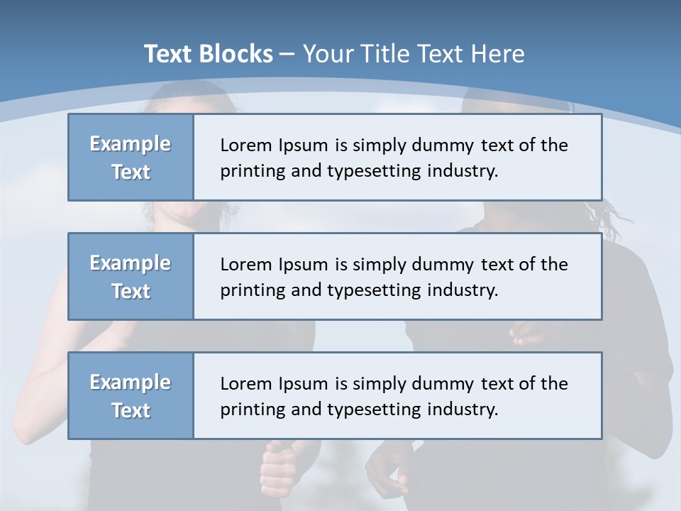 Two Women Running In A Field Powerpoint Presentation PowerPoint Template