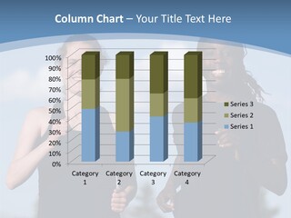 Two Women Running In A Field Powerpoint Presentation PowerPoint Template