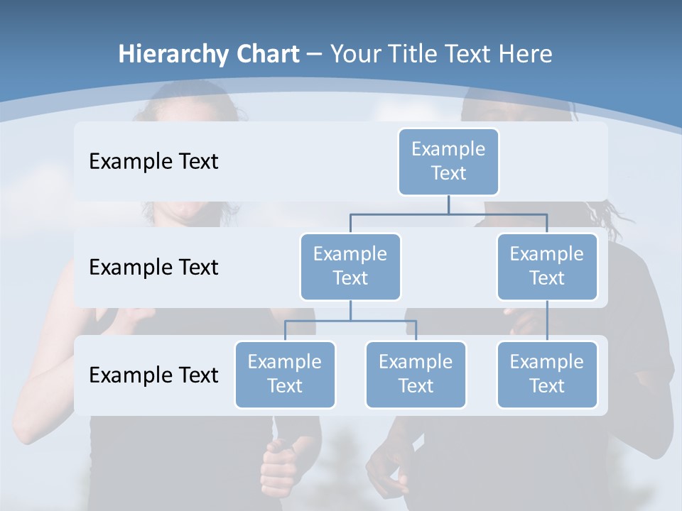 Two Women Running In A Field Powerpoint Presentation PowerPoint Template