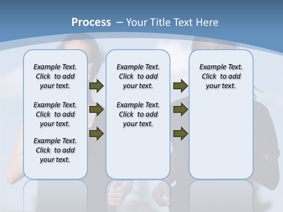 Two Women Running In A Field Powerpoint Presentation PowerPoint Template