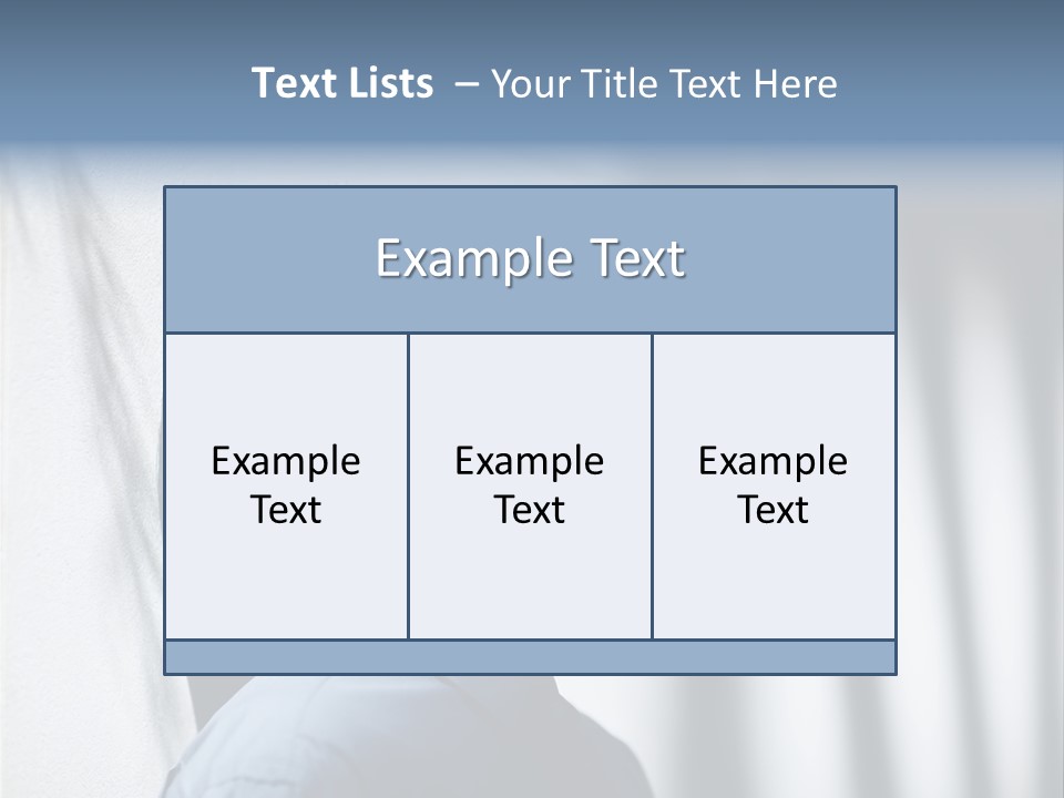 A Man In A Blue Shirt Is Looking Up PowerPoint Template