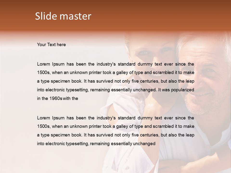 Red Dirt Road On Massai Mara, Kenya, Africa. PowerPoint Template